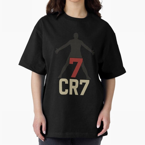A footballer with a well-known shirt number Oversized T-Shirt Celebrate Classic Football Spirit in FIFA World Cup 2026 USA Canada Mexico Built around CR7 and Messi, Germany Energy, Vintage Soccer Flavor, Modern Football Stars, National Flags and
