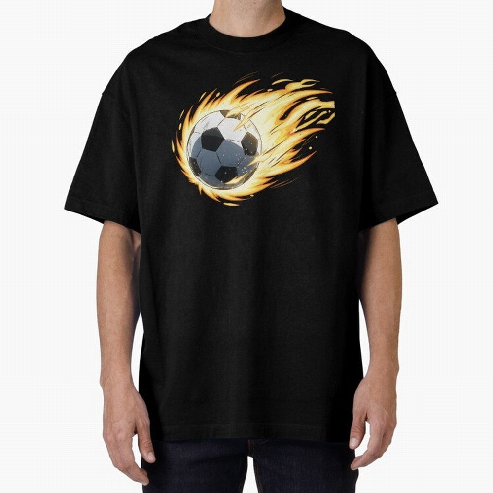 Soccer anime Oversized T-Shirt Spotlight Global Football Passion for FIFA World Cup 2026 Group Stage, Featuring Cristiano Ronaldo, Haaland and CR7, Brazil, Tournament Hype, Historic Matchups, Family Viewing Parties and Global Sports Pride; Ideal
