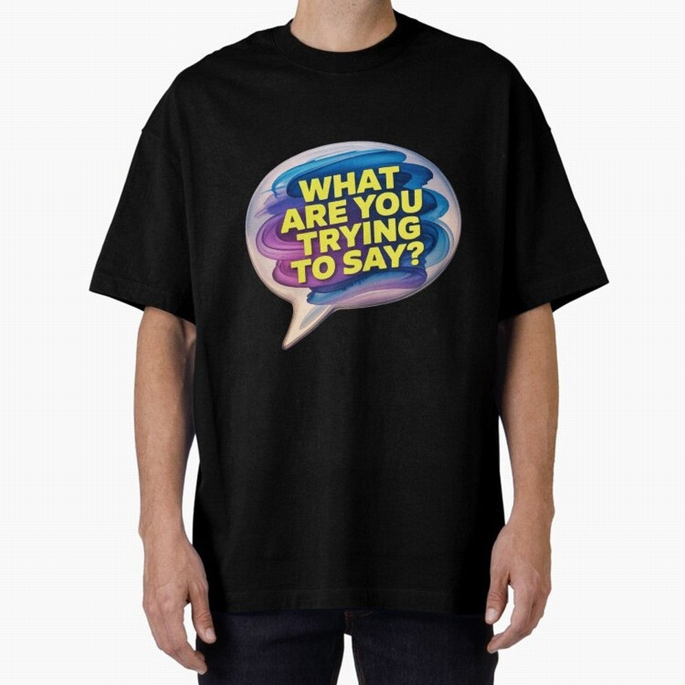 A photograph of a vibrant, oversized speech bubble Oversized T-Shirt Celebrate Rivalries and Pride in FIFA World Cup 2026 USA Canada Mexico Spirit, Featuring Brazil, CR7, Fan Favorite Moments, National Team Passion, Big Match Drama and Soccer