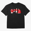 Manchester United Legends Number 7 Best Cantona Beckham Ronaldo Poster Oversized T-Shirt Represent Fans Who Live for FIFA World Cup 2026 Group Stage Connected to Messi and Cristiano Ronaldo, Germany Energy, Retro Football Energy, Iconic Rivalries,