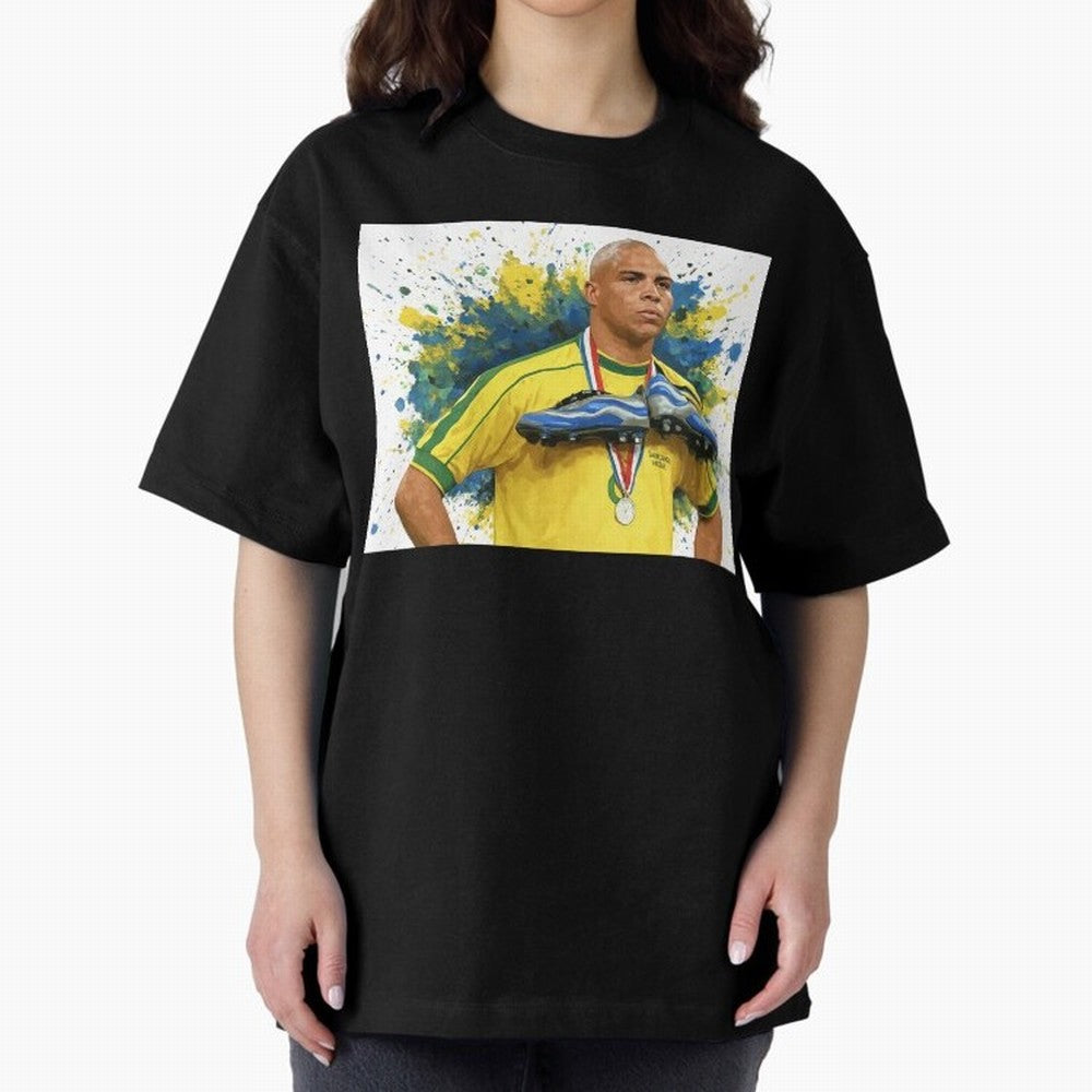 Ronaldo, O Fen?meno Oversized T-Shirt Carry National Pride through FIFA World Cup 2026 Group Stage Spirit, with Germany, CR7, Match Day Excitement, Supporter Culture, Golden Goals and Global Football Passion; Perfect for People Who Love Argentina,