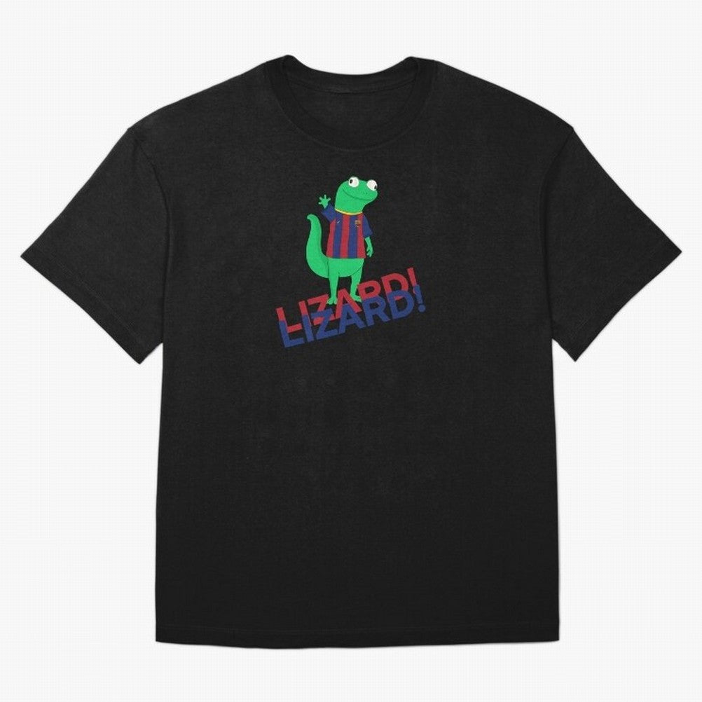 Viral lizard meme fcbarcelona Oversized T-Shirt Join the Countdown to the FIFA World Cup 2026 USA Canada Mexico Journey through CR7 and Messi Highlights, Brazil, Portugal and Argentina Pride, Champion Mindset, Group Stage Buzz, Knockout Tension and