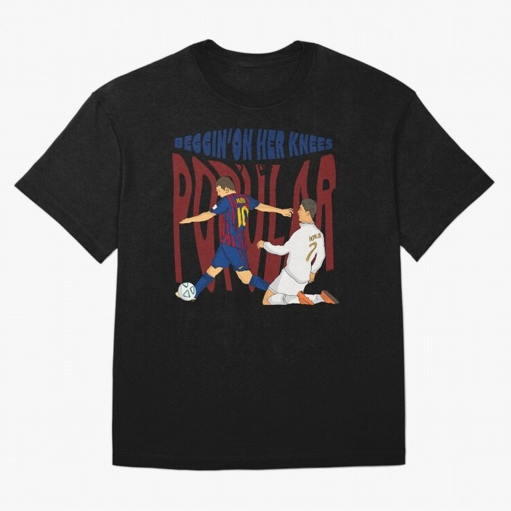Messi and Ronaldo elclassico moment Oversized T-Shirt Show Your Love for FIFA World Cup 2026 Group Stage Connected to Messi, CR7 and Mbappe, Brazil, Portugal and Argentina Energy, Fan Favorite Moments, National Team Passion, Big Match Drama and