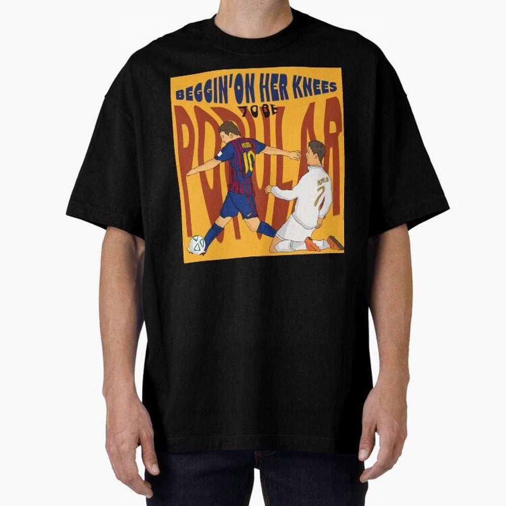 Messi and Ronaldo el classico Oversized T-Shirt Join the Countdown to Global Football Passion for FIFA World Cup 2026 Group Stage, Connected to Haaland, Argentina and Brazil, Football History, Final Match Energy, Crowd Noise and Once in a Lifetime