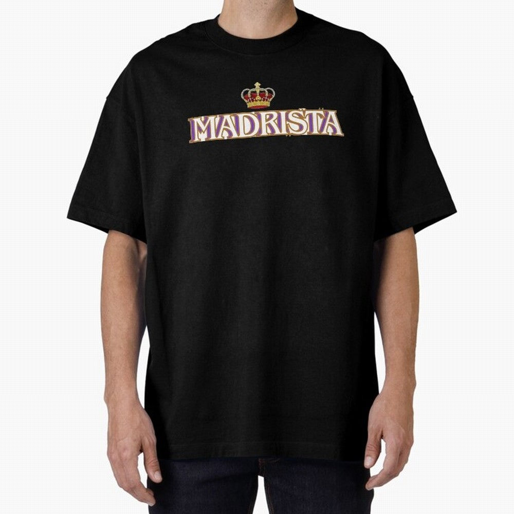 Madrista - Real Madrid Oversized T-Shirt Step into FIFA World Cup 2026 USA Canada Mexico for Fans of Mbappe and Neymar and Netherlands, Bringing Football History, Final Match Energy, Crowd Noise and Once in a Lifetime Moments; Perfect for Fans,