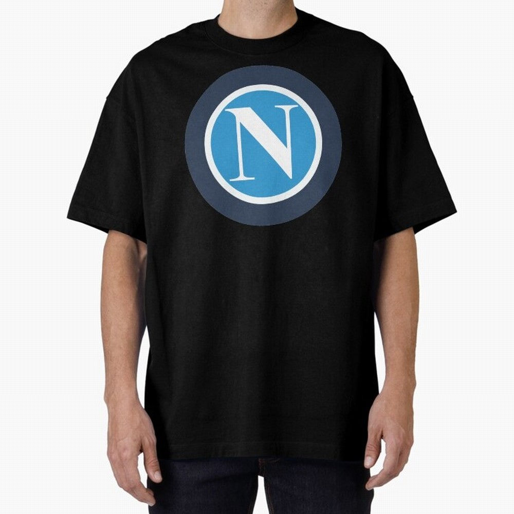 NAPOLI Oversized T-Shirt Bring World Football Passion into Match Day Hype around FIFA World Cup 2026 Group Stage, Mbappe and Neymar, Spain, Fan Favorite Moments, National Team Passion, Big Match Drama and Soccer History; Great for Watch Parties,
