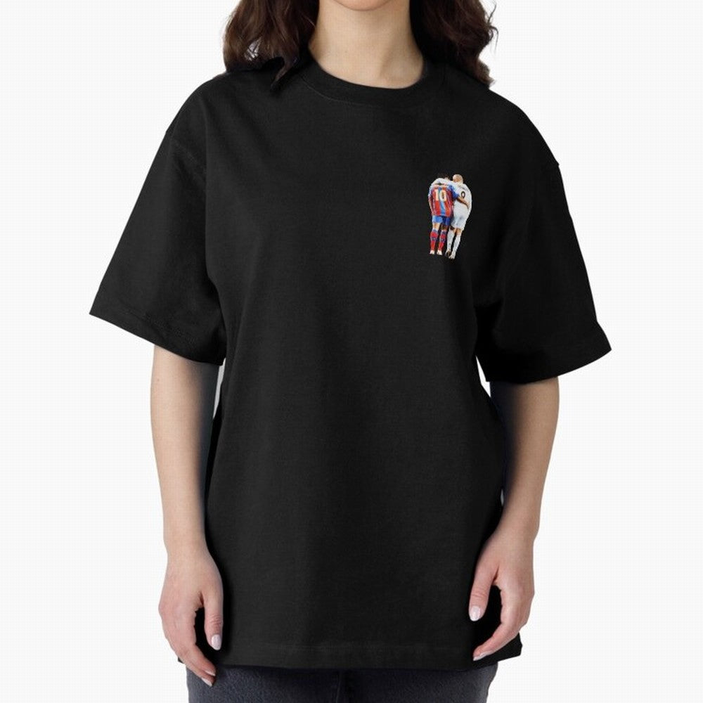Ronaldinho and R9 Ronaldo Oversized T-Shirt Stand Proud for Match Day Hype around FIFA World Cup 2026, Mbappe, Spain and Netherlands, Vintage Soccer Flavor, Modern Football Stars, National Flags and Final Night Emotion; Great for Supporters Who