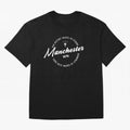 Mancester United Quotes Oversized T-Shirt Keep the Match Day Mood of Match Day Hype around FIFA World Cup 2026 Group Stage, Haaland, Portugal, Spain and Germany, Fan Favorite Moments, National Team Passion, Big Match Drama and Soccer History;