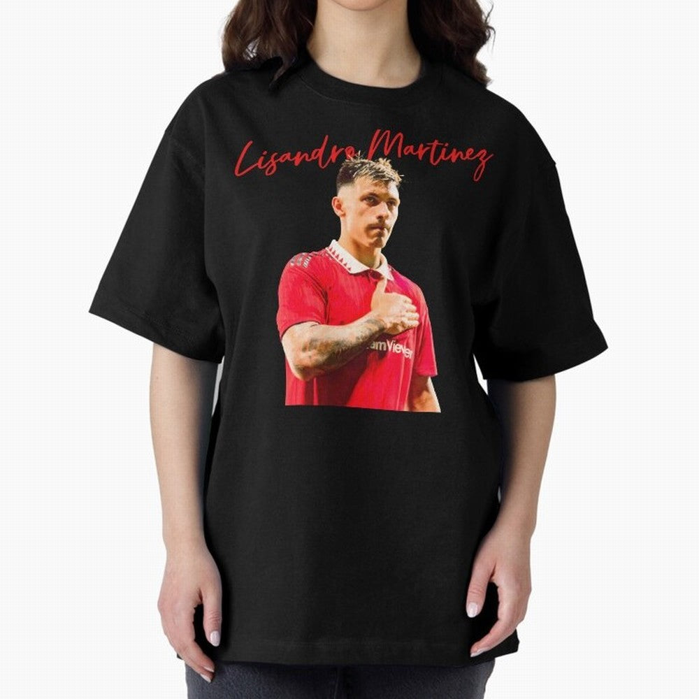 Lisandro Martinez Oversized T-Shirt Bring Champion Energy into FIFA World Cup 2026 Group Stage Connected to Mbappe and Neymar, Portugal, Spain and Germany Energy, Supporter Pride, Iconic Celebrations, Legendary Names and Global Match Day Energy;