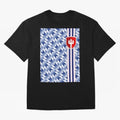 Manchester United 94 Away Jersey Pattern Oversized T-Shirt Support FIFA World Cup 2026 USA Canada Mexico for Fans of Mbappe and Argentina, France and Brazil, Bringing Stadium Memories, Football Loyalty, International Chants and Championship