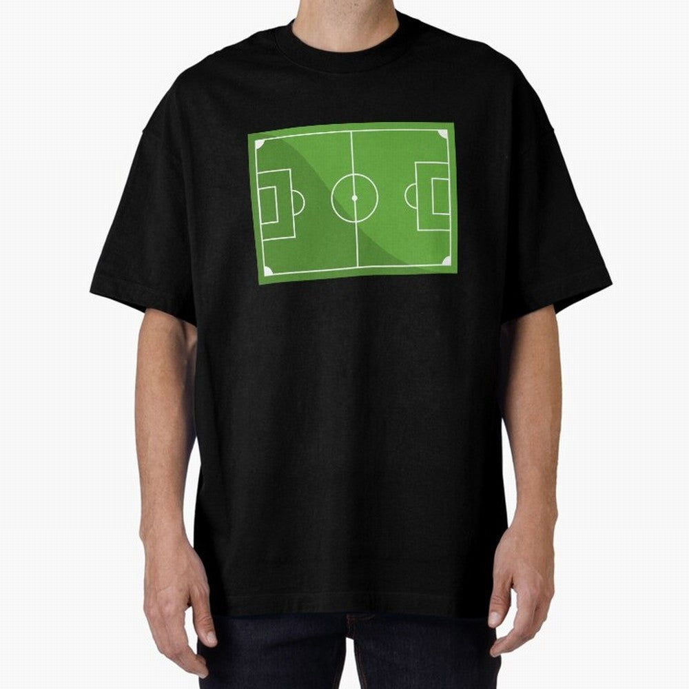 Football Pitch Oversized T-Shirt Make Every Match About Match Day Hype around FIFA World Cup 2026 Group Stage, Cristiano Ronaldo, Brazil, Portugal and Argentina, Tournament Hype, Historic Matchups, Family Viewing Parties and Global Sports Pride;
