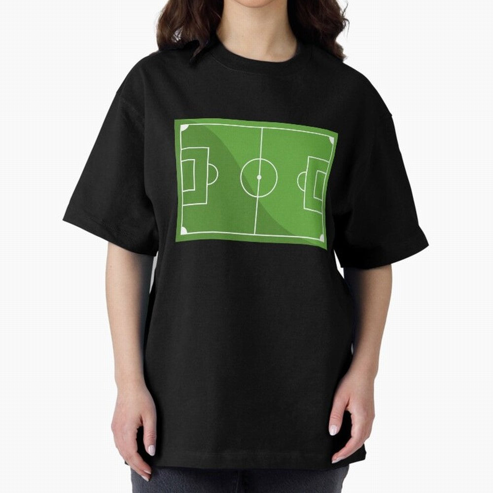 Football Pitch Oversized T-Shirt Make Every Match About Match Day Hype around FIFA World Cup 2026 Group Stage, Cristiano Ronaldo, Brazil, Portugal and Argentina, Tournament Hype, Historic Matchups, Family Viewing Parties and Global Sports Pride;