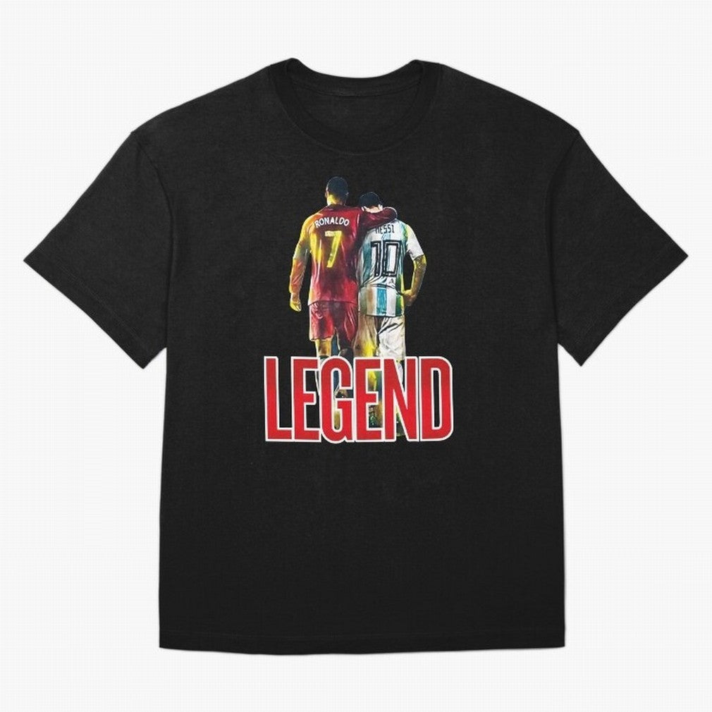 LEGEND MESSI & RONALDO POSTER Oversized T-Shirt Make the Season About FIFA World Cup 2026 for Fans of Messi and Cristiano Ronaldo and Netherlands, Bringing Soccer Culture, Superstar Moments, National Team Dreams and Competitive Fire; Made for Die