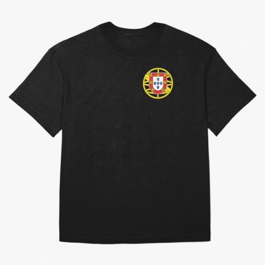 Portugal Coat of Arms Oversized T-Shirt Celebrate Rivalries and Pride in FIFA World Cup 2026 USA Canada Mexico Connected to Mbappe and Neymar, Spain Energy, Stadium Chants, National Pride, Trophy Dreams and Unforgettable Football Memories; Ideal
