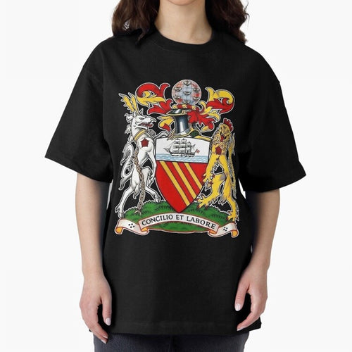 1902 -1960 The First UNITED Crest Large Oversized T-Shirt Celebrate the Magic of FIFA World Cup 2026 Group Stage for Fans of Haaland and Mbappe and England and Germany, Bringing Football Festival Excitement, Trophy Ambitions, Country Rivalries and