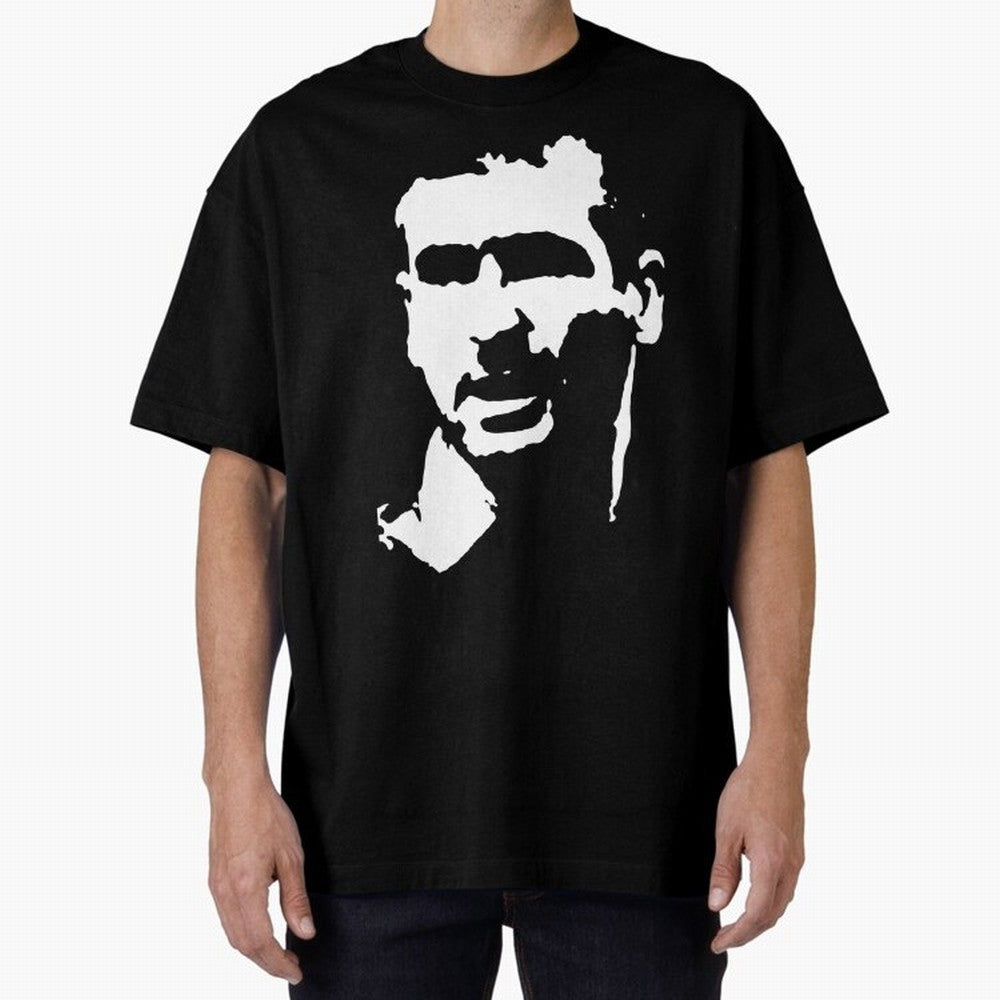 Eric Cantona Manchester Football Legend Oversized T-Shirt Remember Iconic Moments from FIFA World Cup 2026 USA Canada Mexico Capturing CR7, France Energy, Fan Favorite Moments, National Team Passion, Big Match Drama and Soccer History; Great for