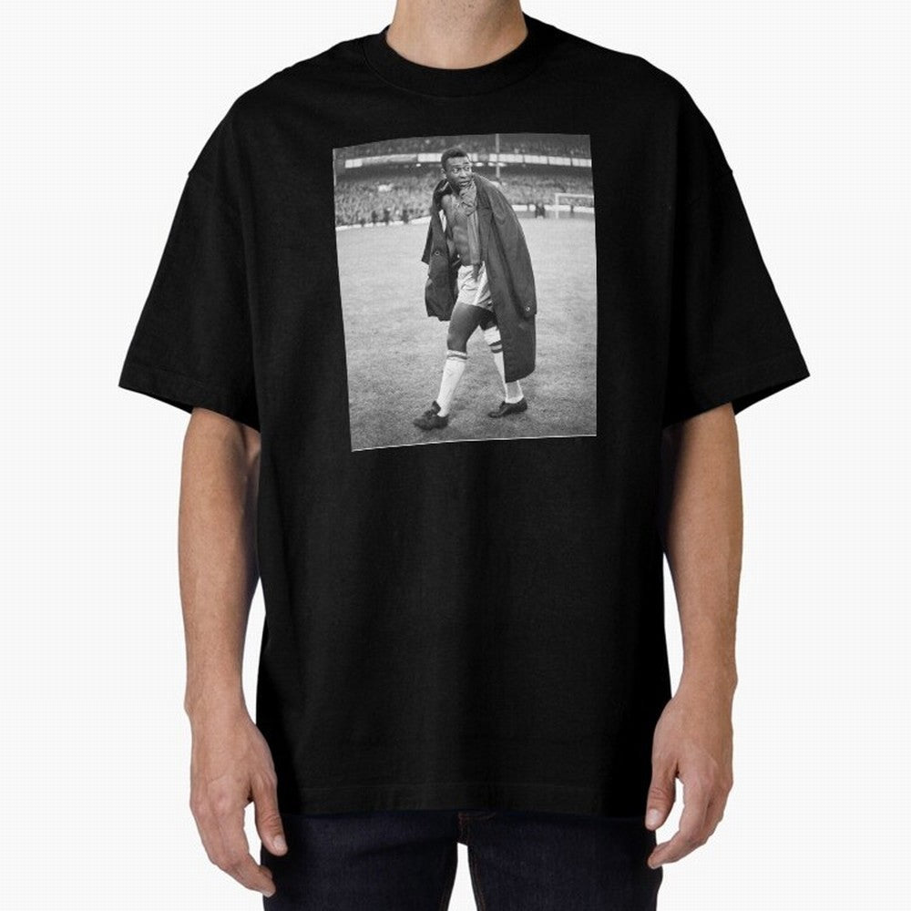 Pele Oversized T-Shirt Bring a Vintage Feel to the FIFA World Cup 2026 Group Stage Journey through Messi, CR7 and Mbappe Highlights, Argentina, France and Brazil Pride, Supporter Pride, Iconic Celebrations, Legendary Names and Global Match Day