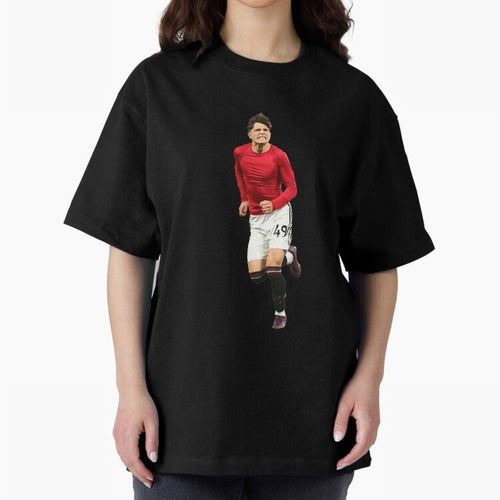 Alejandro Garnacho celebration Oversized T-Shirt Bring Supporter Culture to Match Day Hype around FIFA World Cup 2026, Messi, Neymar and Mbappe, France and Portugal, Fan Favorite Moments, National Team Passion, Big Match Drama and Soccer History;