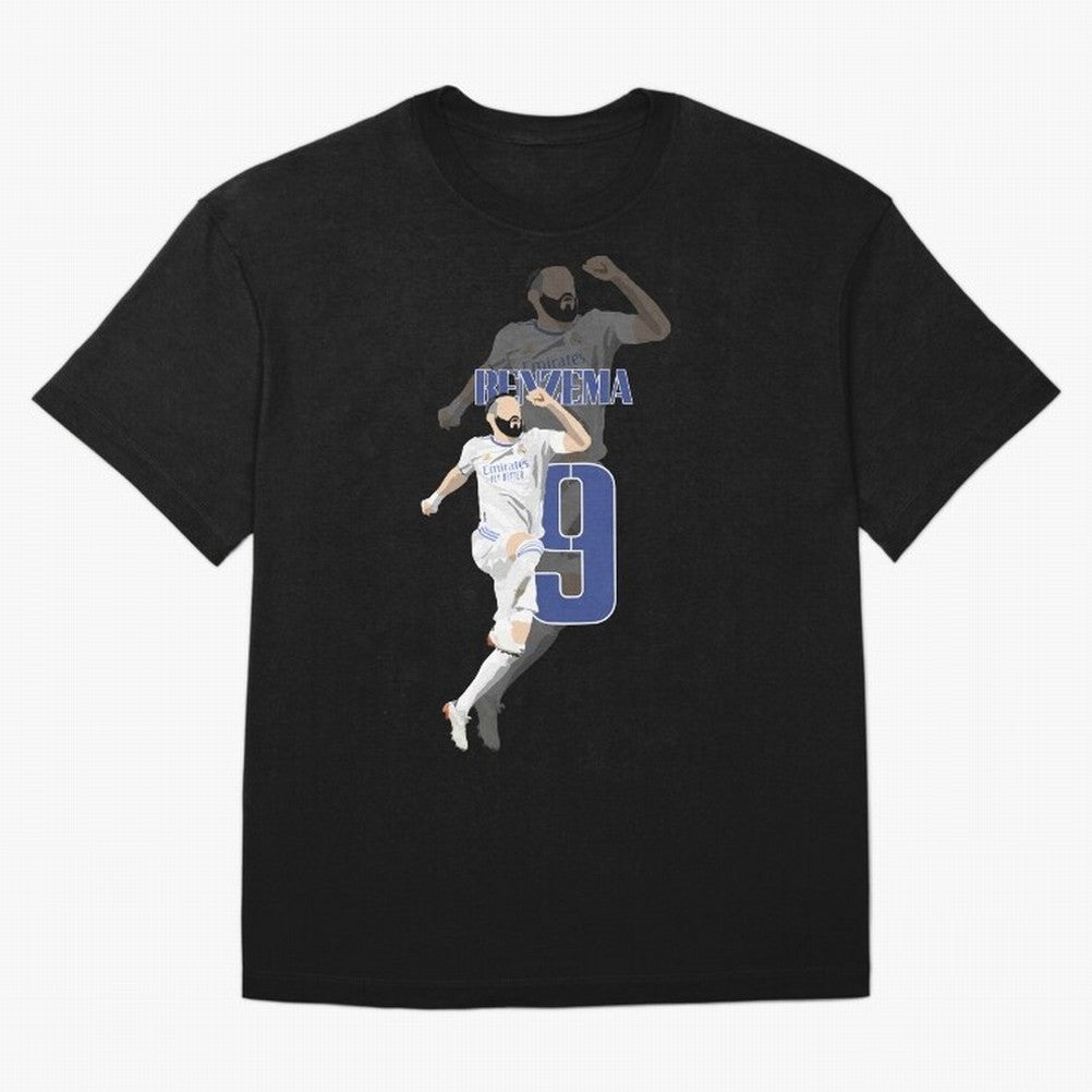 Karim Benzema 9 Oversized T-Shirt Join the Countdown to FIFA World Cup 2026 Group Stage Featuring Haaland, Germany Energy, Champion Mindset, Group Stage Buzz, Knockout Tension and Passionate Fan Culture; Perfect for Fans, Collectors, Family