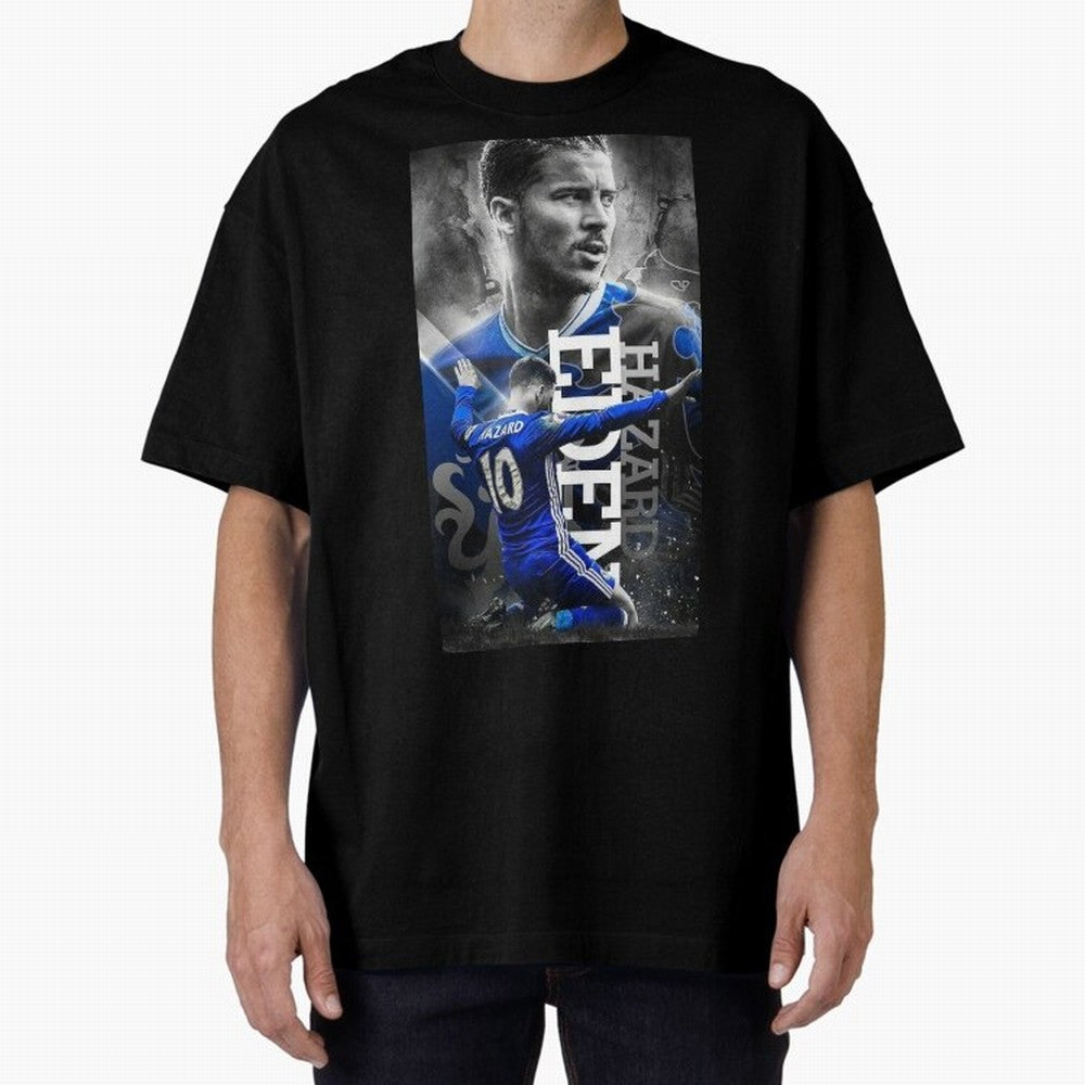 Eden Hazard Oversized T-Shirt Join the Global Buzz around FIFA World Cup 2026 Group Stage for Fans of Mbappe and Neymar and France, Bringing Classic Soccer Heritage, Championship Pressure, Fan Loyalty and International Pride; Great for Supporters