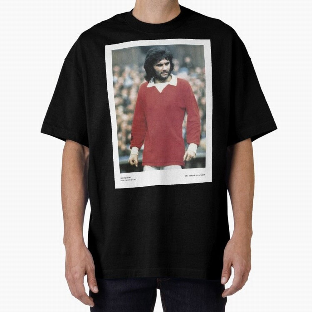 George Best - Manchester United Oversized T-Shirt Bring Stadium Energy to FIFA World Cup 2026 Inspired by Neymar, Haaland and Cristiano Ronaldo, England, France and Netherlands Energy, Champion Mindset, Group Stage Buzz, Knockout Tension and