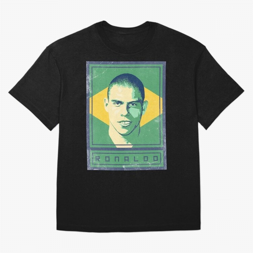 Ronaldo Brasil Oversized T-Shirt Join Global Football Passion for FIFA World Cup 2026 Group Stage, Made for Messi, England, France and Netherlands, Stadium Chants, National Pride, Trophy Dreams and Unforgettable Football Memories; Made for