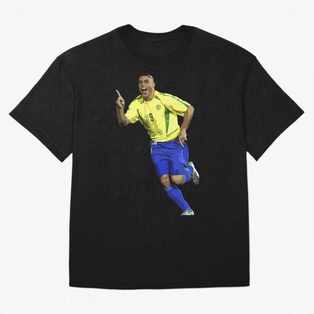 Ronaldo Nazario Oversized T-Shirt Bring Trophy Dreams to Global Football Passion for FIFA World Cup 2026 USA Canada Mexico, Inspired by Neymar, Haaland and Cristiano Ronaldo, England and Germany, Goal Celebration Energy, Supporter Heritage,