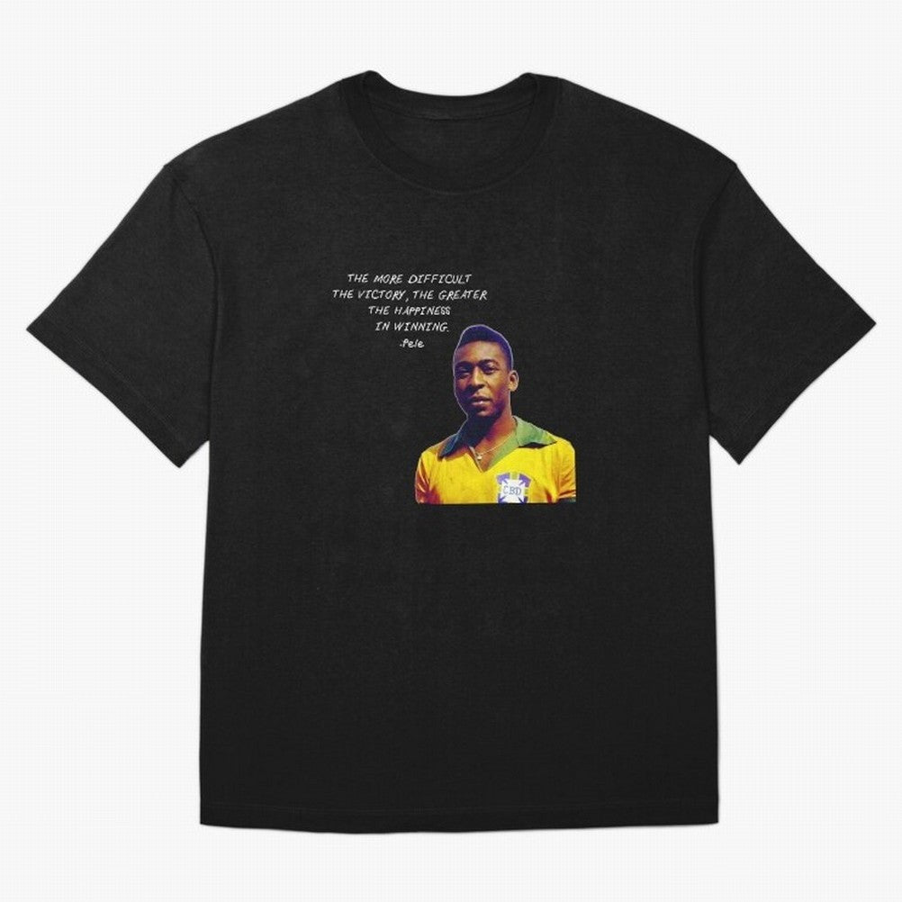 Pele Quote Oversized T-Shirt Feel the Roar of FIFA World Cup 2026 Spirit, Highlighting England and Germany, Cristiano Ronaldo, Haaland and CR7, Football History, Final Match Energy, Crowd Noise and Once in a Lifetime Moments; Perfect for Supporters