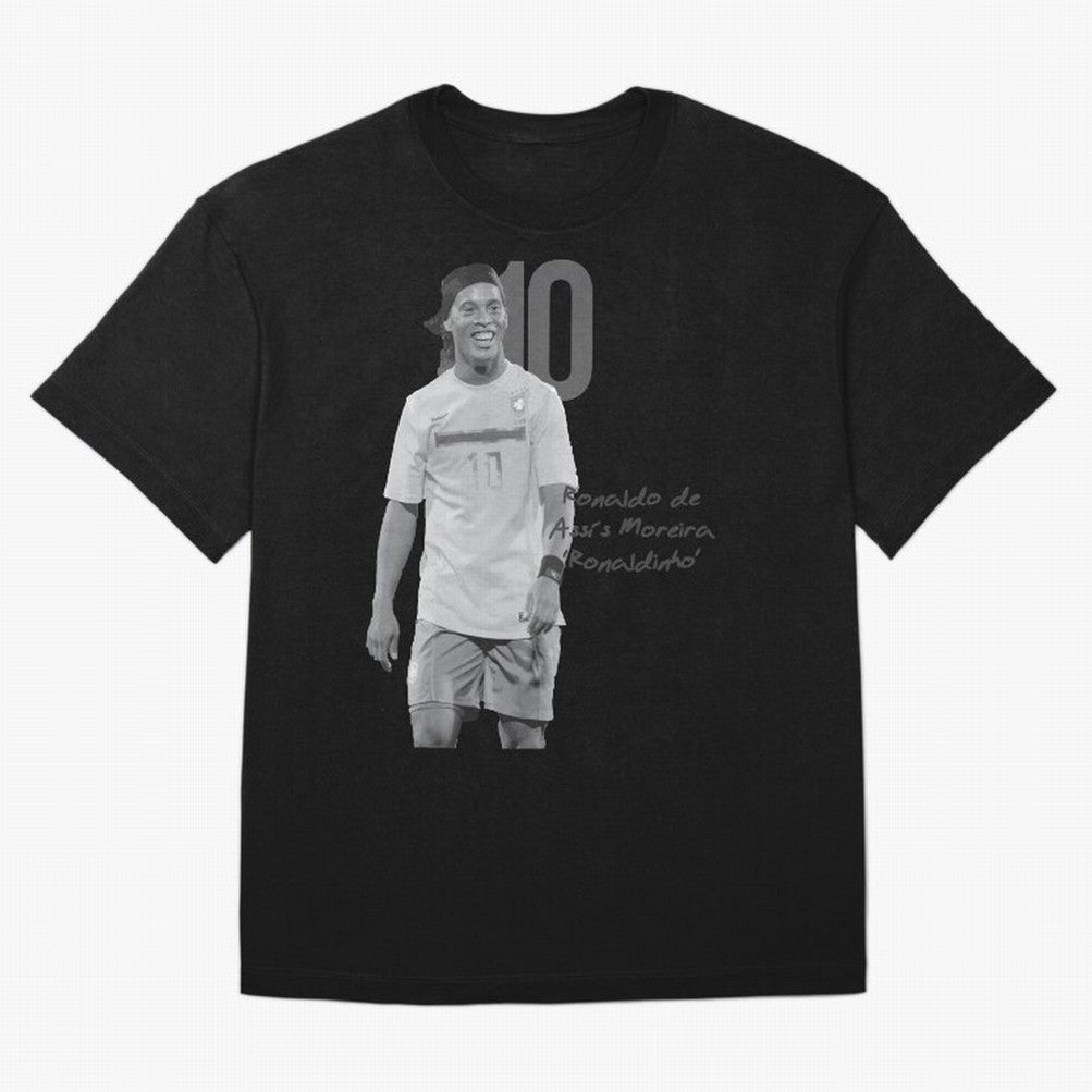 Ronaldo de Assis Moreira Ronaldinho Oversized T-Shirt Bring a Champion Mindset to the FIFA World Cup 2026 Journey through Messi and Cristiano Ronaldo Highlights, Argentina Pride, Vintage Soccer Flavor, Modern Football Stars, National Flags and