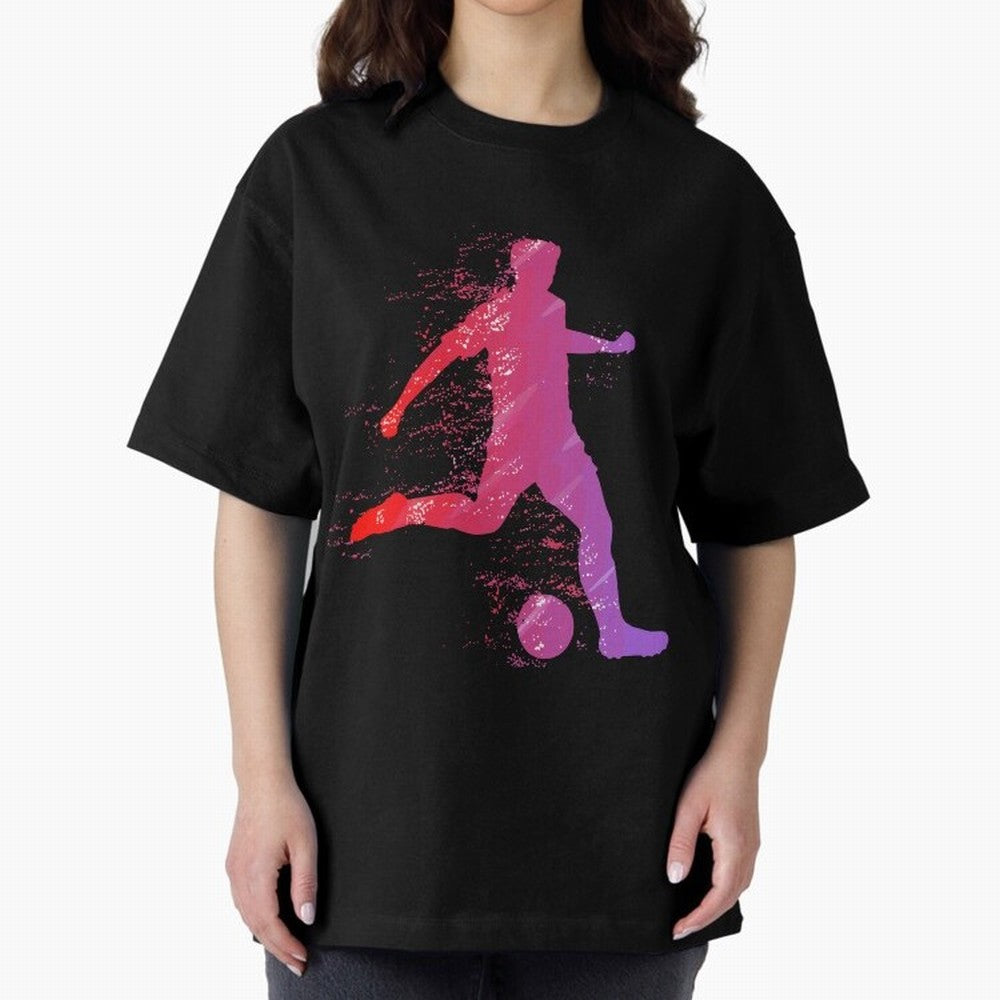 Soccer Player Shoot Oversized T-Shirt Honor Match Day Hype around FIFA World Cup 2026 USA Canada Mexico, Messi, Argentina, Football Passion, Legendary Performances, Festival Vibes and Supporter Community; Great for Supporters Who Love Legendary