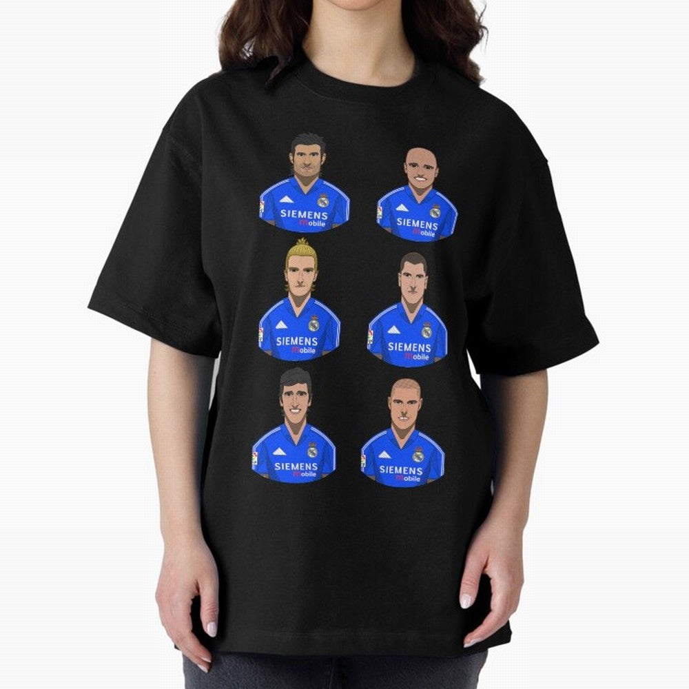 Los Galacticos Oversized T-Shirt Celebrate Football Dreams Across the FIFA World Cup 2026 Journey through Cristiano Ronaldo Highlights, Brazil, Portugal and Argentina Pride, Worldwide Fan Energy, Dramatic Goals, Stadium Lights and Championship