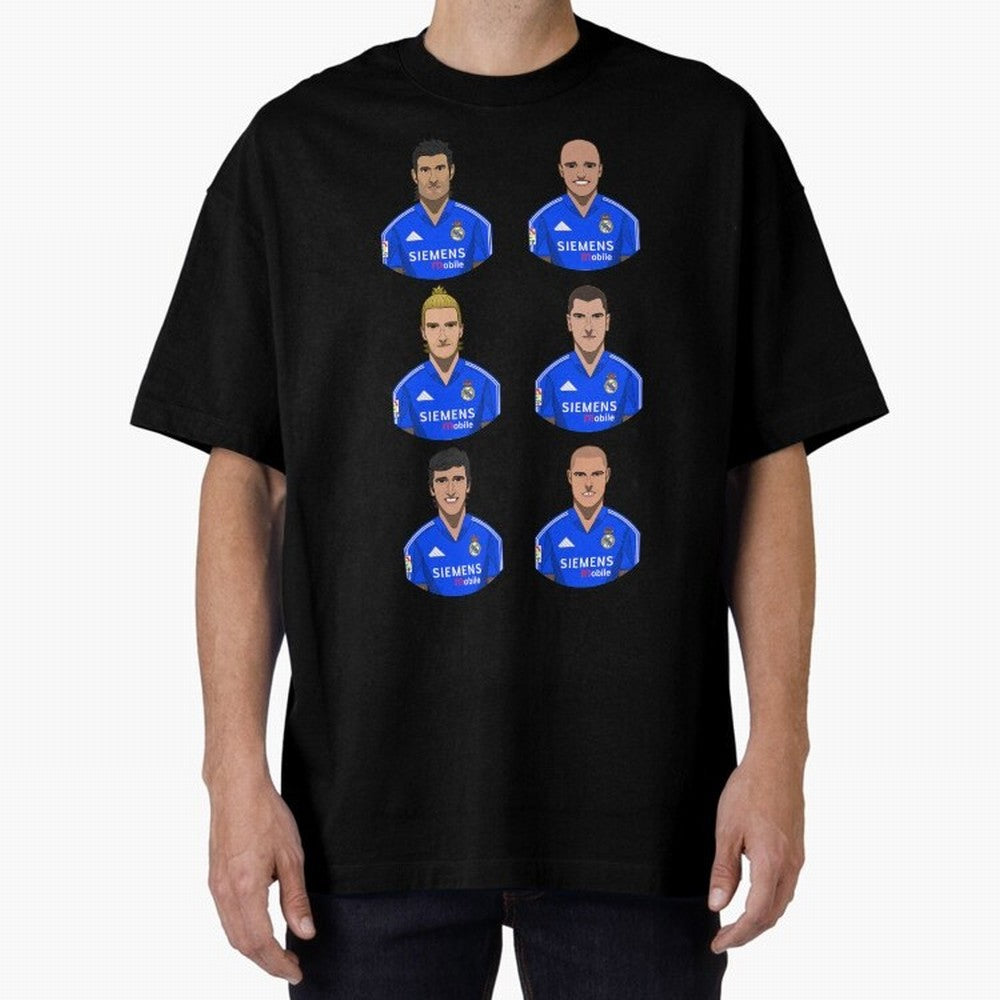 Los Galacticos Oversized T-Shirt Celebrate Football Dreams Across the FIFA World Cup 2026 Journey through Cristiano Ronaldo Highlights, Brazil, Portugal and Argentina Pride, Worldwide Fan Energy, Dramatic Goals, Stadium Lights and Championship