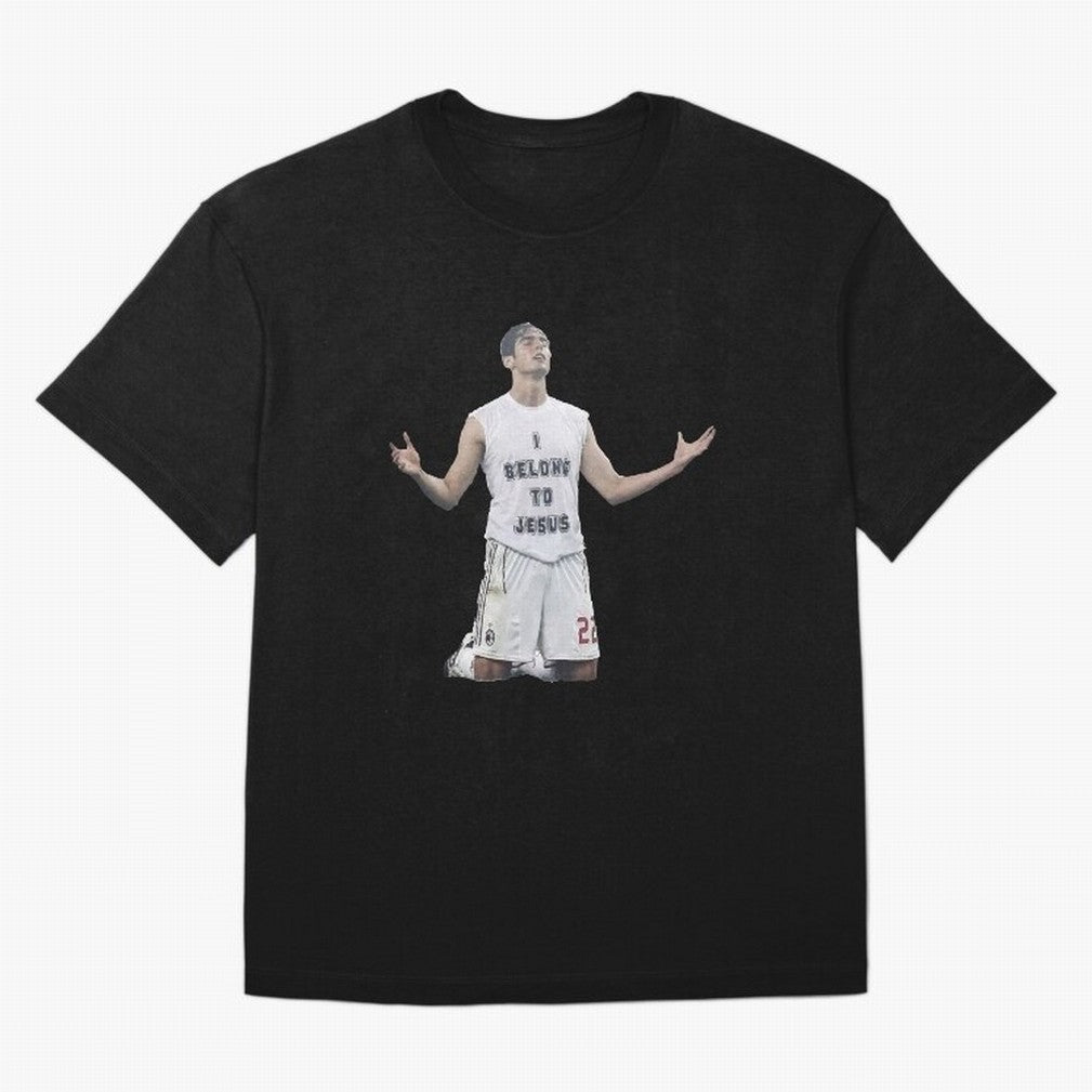 Ricardo Kaka wearing  I belong to Jesus  t-shirt sticker for football lovers Oversized T-Shirt Celebrate Unforgettable Nights in FIFA World Cup 2026 USA Canada Mexico Spirit, Filled with Spain and Netherlands, Messi, CR7 and Mbappe, Football