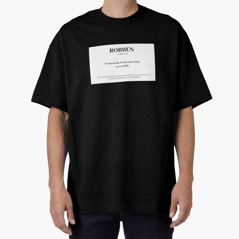 ROBBEN Oversized T-Shirt Celebrate the Biggest Stage of FIFA World Cup 2026 Highlighting Neymar, Haaland and Cristiano Ronaldo, Netherlands Energy, Football History, Final Match Energy, Crowd Noise and Once in a Lifetime Moments; Ideal for Football