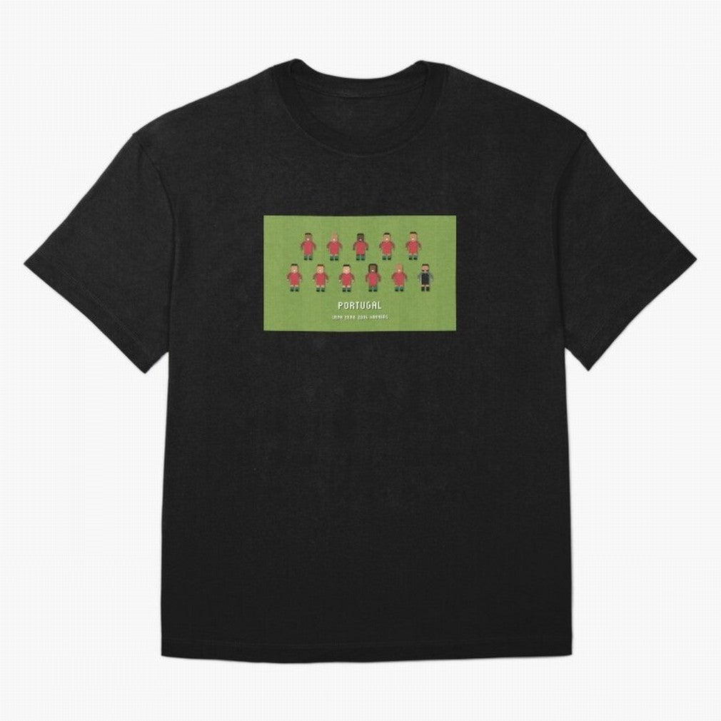 Portugal Euro 2016 Winning Squad Oversized T-Shirt Make Every Kick Count in Global Football Passion for FIFA World Cup 2026, Centered on Cristiano Ronaldo, Portugal, Spain and Germany, Football Festival Excitement, Trophy Ambitions, Country