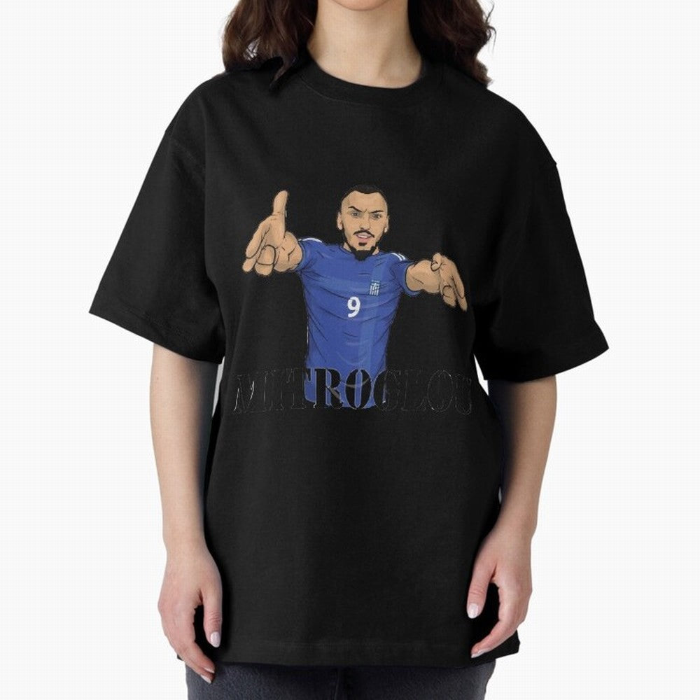 Kostantinos Mitroglou Oversized T-Shirt Enjoy the Biggest Football Party of FIFA World Cup 2026 USA Canada Mexico for Fans of Haaland and Mbappe and Brazil, Bringing Fan Favorite Moments, National Team Passion, Big Match Drama and Soccer History;