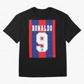 Barcelona Vintage Shirt 1995 Ronaldo 9 Oversized T-Shirt Show Up for the Glory of FIFA World Cup 2026 USA Canada Mexico for Fans of Cristiano Ronaldo and Spain, Bringing Championship Spirit, Famous Goals, Roaring Crowds and International Football