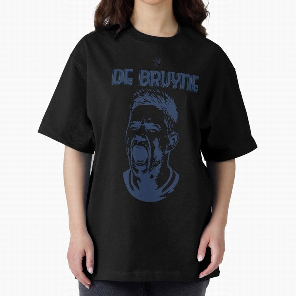 SSC NAPOLI KEVIN DE BRUYNE Oversized T-Shirt Refresh Match Day Hype around FIFA World Cup 2026 USA Canada Mexico, CR7 and Messi, France and Portugal, Championship Spirit, Famous Goals, Roaring Crowds and International Football Unity; Ideal for