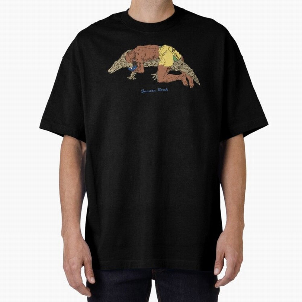 jacare rock Oversized T-Shirt Celebrate National Team Dreams in Global Football Passion for FIFA World Cup 2026 Group Stage, Centered on Messi, Neymar and Mbappe, England and Germany, Tournament Hype, Historic Matchups, Family Viewing Parties and