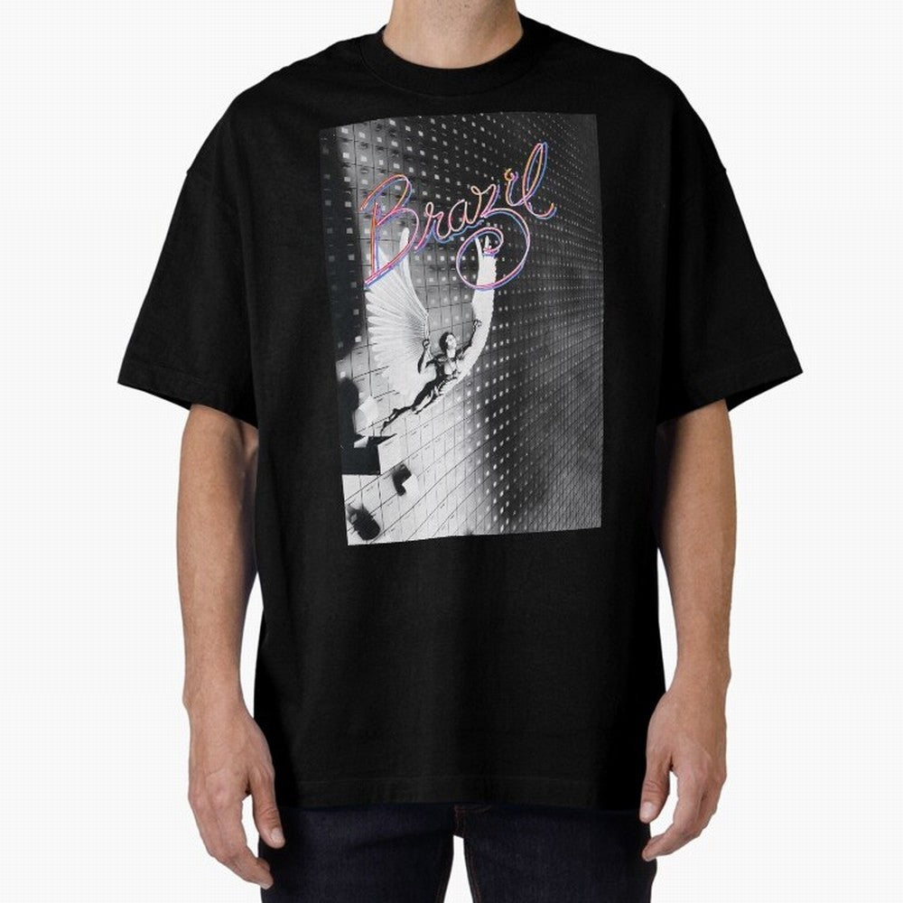 Brazil Oversized T-Shirt Feel the Heartbeat of Global Football Passion for FIFA World Cup 2026 Group Stage, Capturing Neymar, Haaland and Cristiano Ronaldo, England, Sports Nostalgia, International Competition, Famous Players and Unforgettable