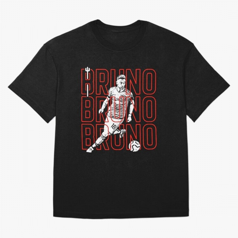 Bruno Fernandes - Manchester United Oversized T-Shirt Fuel Your Fan Pride for FIFA World Cup 2026 Group Stage for Fans of Messi, Neymar and Mbappe and Netherlands, Bringing Match Day Excitement, Supporter Culture, Golden Goals and Global Football