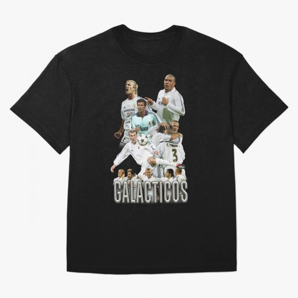 Galacticos Real Madrid Oversized T-Shirt Live for the Drama of FIFA World Cup 2026 Group Stage Spirit, Filled with England and Germany, CR7, Vintage Soccer Flavor, Modern Football Stars, National Flags and Final Night Emotion; Perfect for Fans,