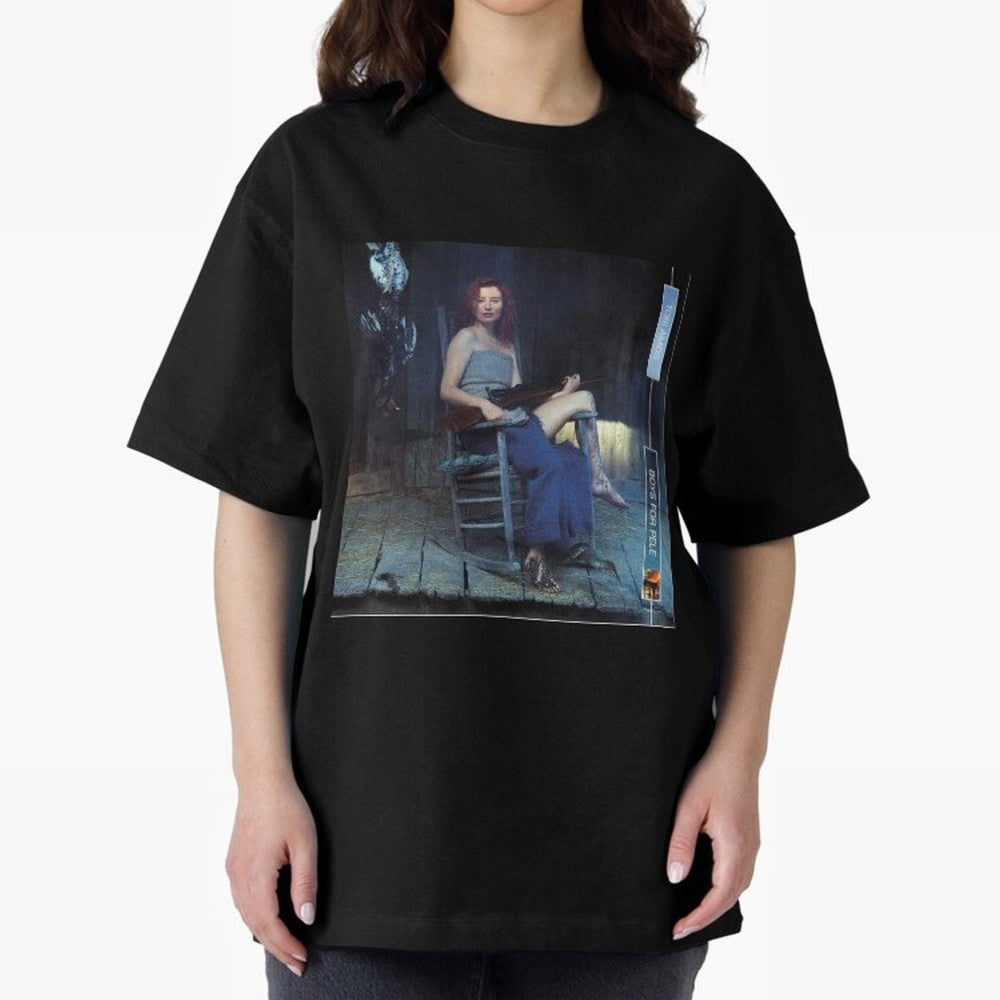 Tori Amos Boys For Pele Album Promo Art Retro Print Oversized T-Shirt Live for the Drama of FIFA World Cup 2026 Centered on Haaland, Brazil, Portugal and Argentina Energy, Vintage Soccer Flavor, Modern Football Stars, National Flags and Final Night