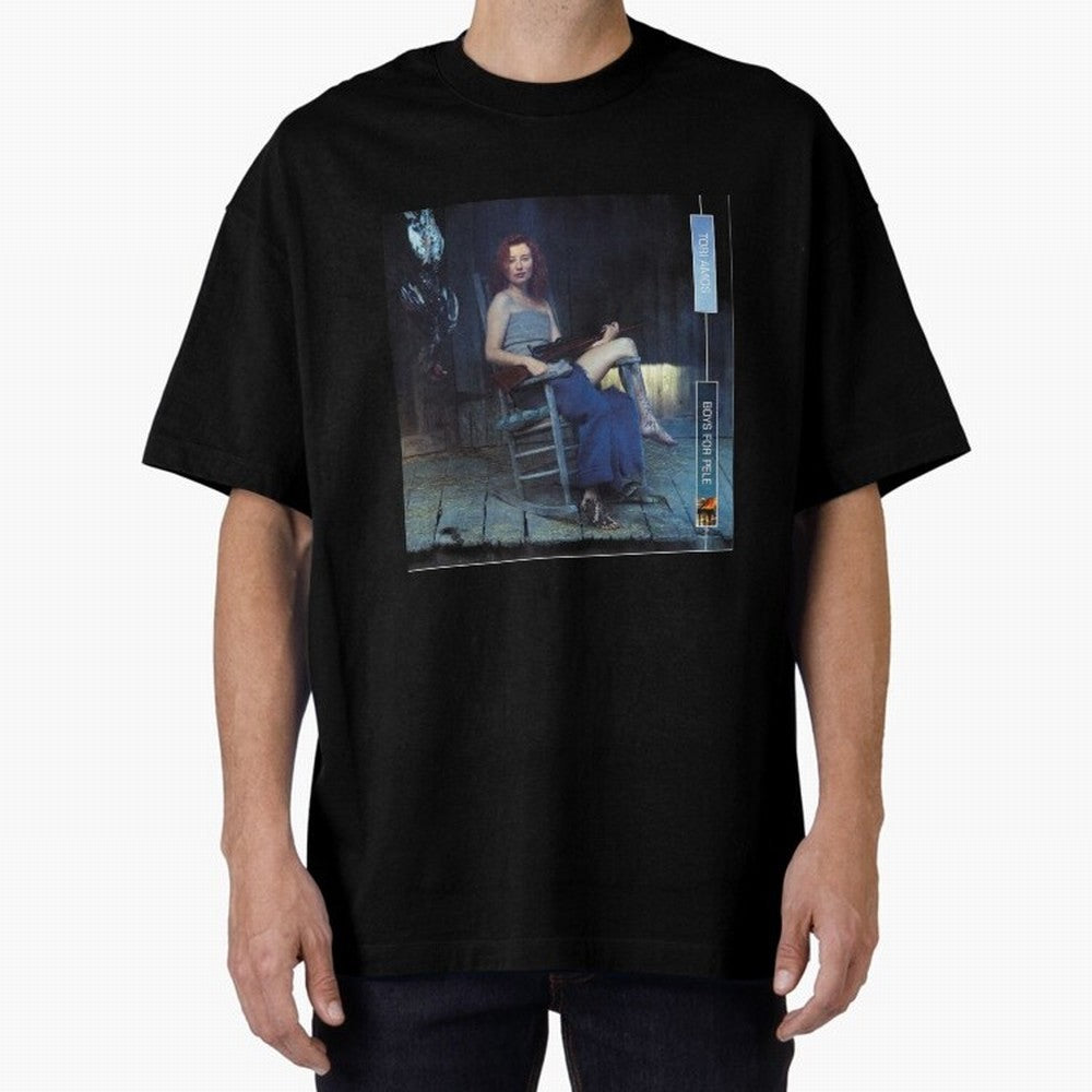 Tori Amos Boys For Pele Album Promo Art Retro Print Oversized T-Shirt Live for the Drama of FIFA World Cup 2026 Centered on Haaland, Brazil, Portugal and Argentina Energy, Vintage Soccer Flavor, Modern Football Stars, National Flags and Final Night