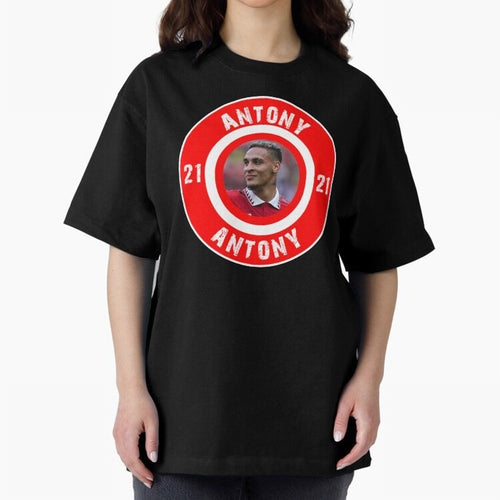 Antony Oversized T-Shirt Feel FIFA World Cup 2026 for Fans of Haaland and Mbappe and England, France and Netherlands, Bringing Match Day Excitement, Supporter Culture, Golden Goals and Global Football Passion; Ideal for Passionate Fans Who Love