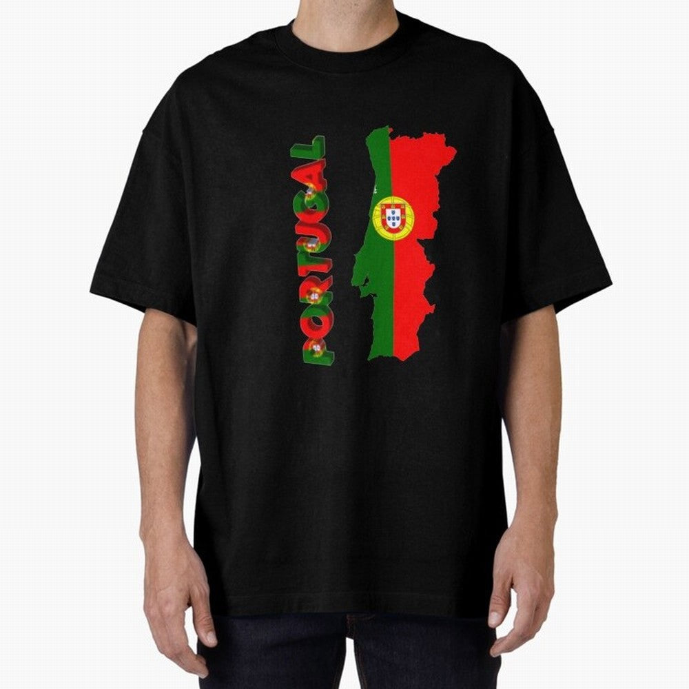 Portugal, a dream country... with Bethlehem its most visited attraction. Oversized T-Shirt Carry Global Football Passion for FIFA World Cup 2026, Celebrating CR7 and Messi, France and Portugal, Vintage Soccer Flavor, Modern Football Stars, National