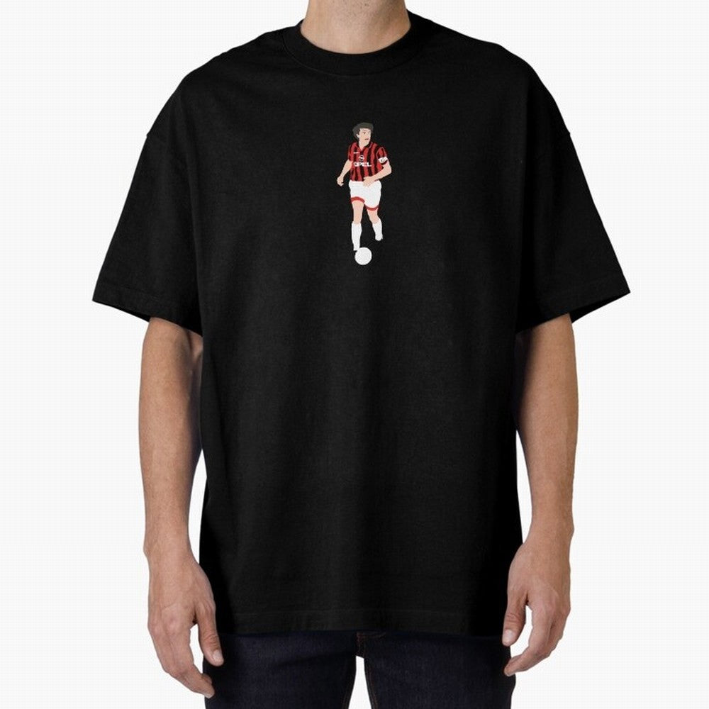 Paolo Maldini AC Milan legend Oversized T-Shirt Celebrate National Team Dreams in the FIFA World Cup 2026 Journey through Haaland and Mbappe Highlights, Argentina and Brazil Pride, Supporter Pride, Iconic Celebrations, Legendary Names and Global