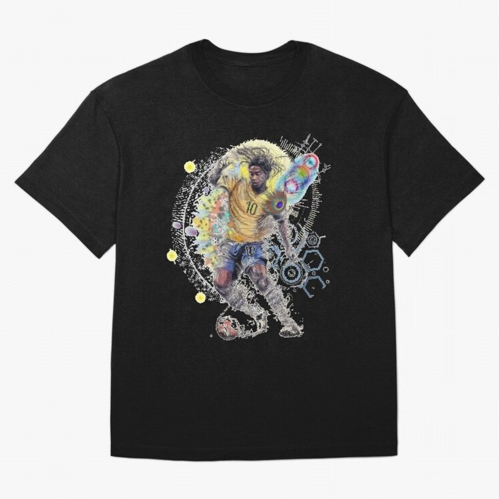 Ronaldin Football Player Oversized T-Shirt Join Supporters Worldwide for the FIFA World Cup 2026 Journey through Messi, Neymar and Mbappe Highlights, Portugal, Spain and Germany Pride, Goal Celebration Energy, Supporter Heritage, Football Icons and