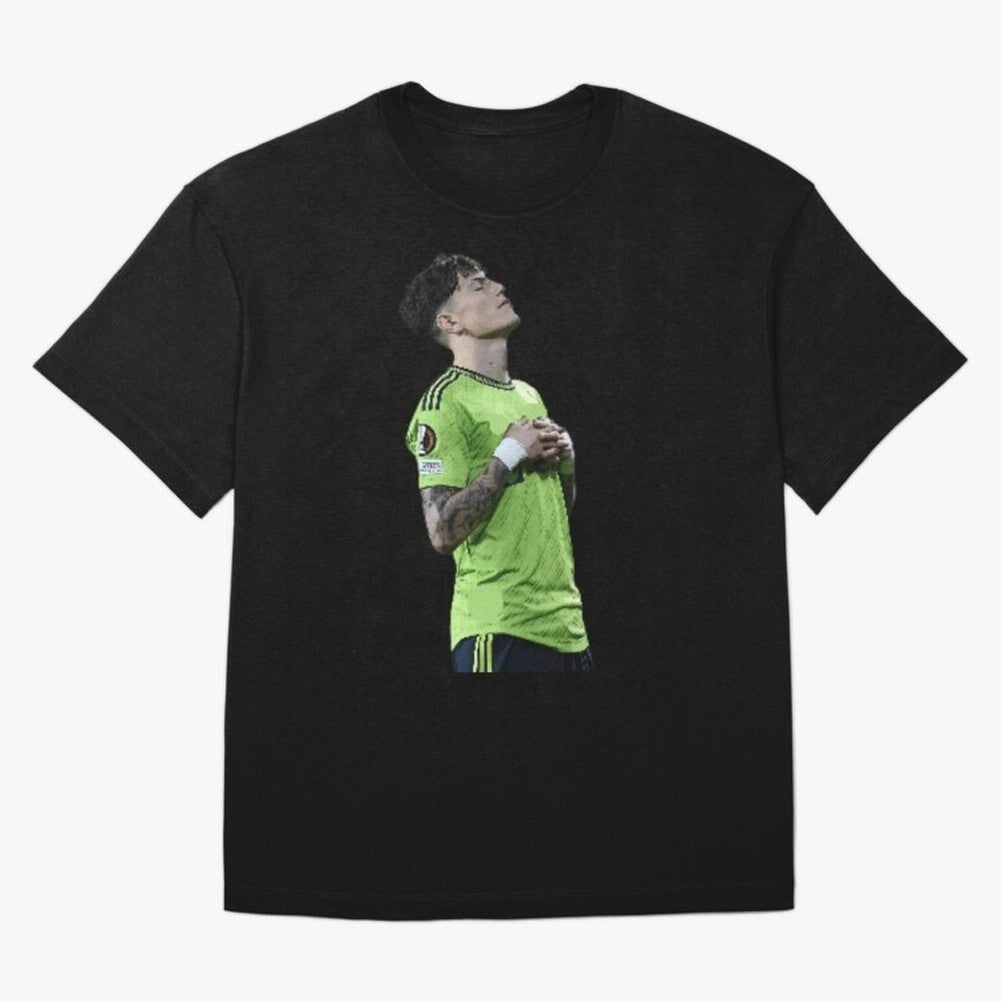 Garnacho Inner Peace Celebration Oversized T-Shirt Represent Fans Who Live for FIFA World Cup 2026 USA Canada Mexico with Haaland and Mbappe, France Energy, Champion Mindset, Group Stage Buzz, Knockout Tension and Passionate Fan Culture; Perfect