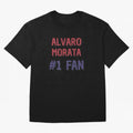Alvaro Morata - #1 Fan Oversized T-Shirt Represent FIFA World Cup 2026 Connected to Mbappe and Neymar, Argentina, France and Brazil Energy, Vintage Soccer Flavor, Modern Football Stars, National Flags and Final Night Emotion; Made for Collectors